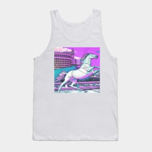 white horse Tank Top